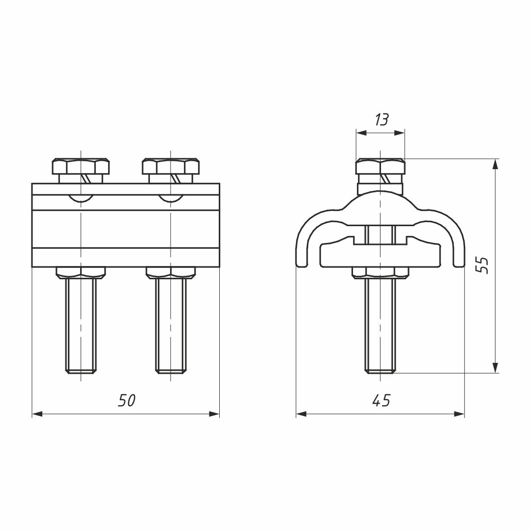 Зажим плашечный (CD 150)