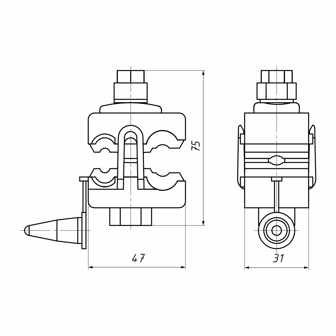 Ответвительный зажим (CTN 70 P)