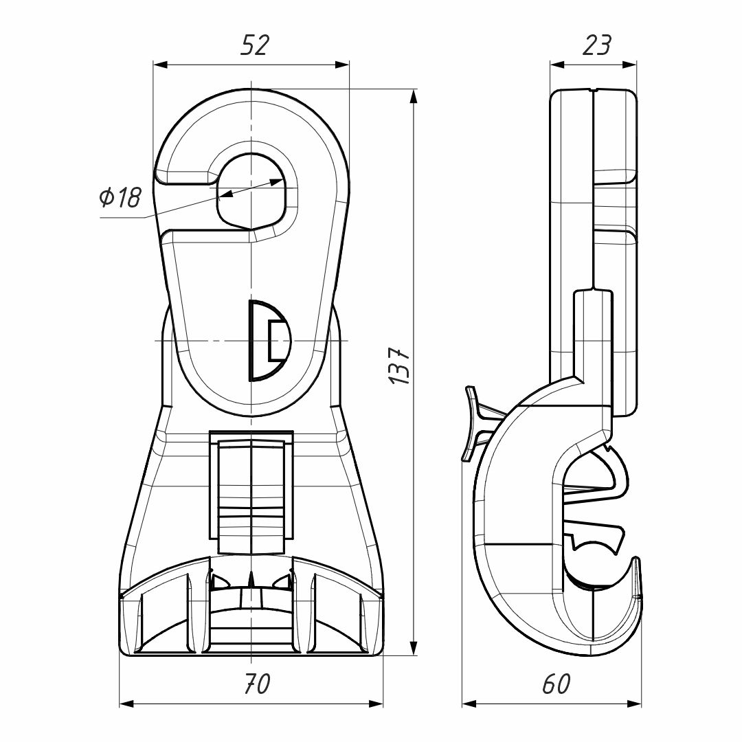 Зажим поддерживающий (PS 1500 P)