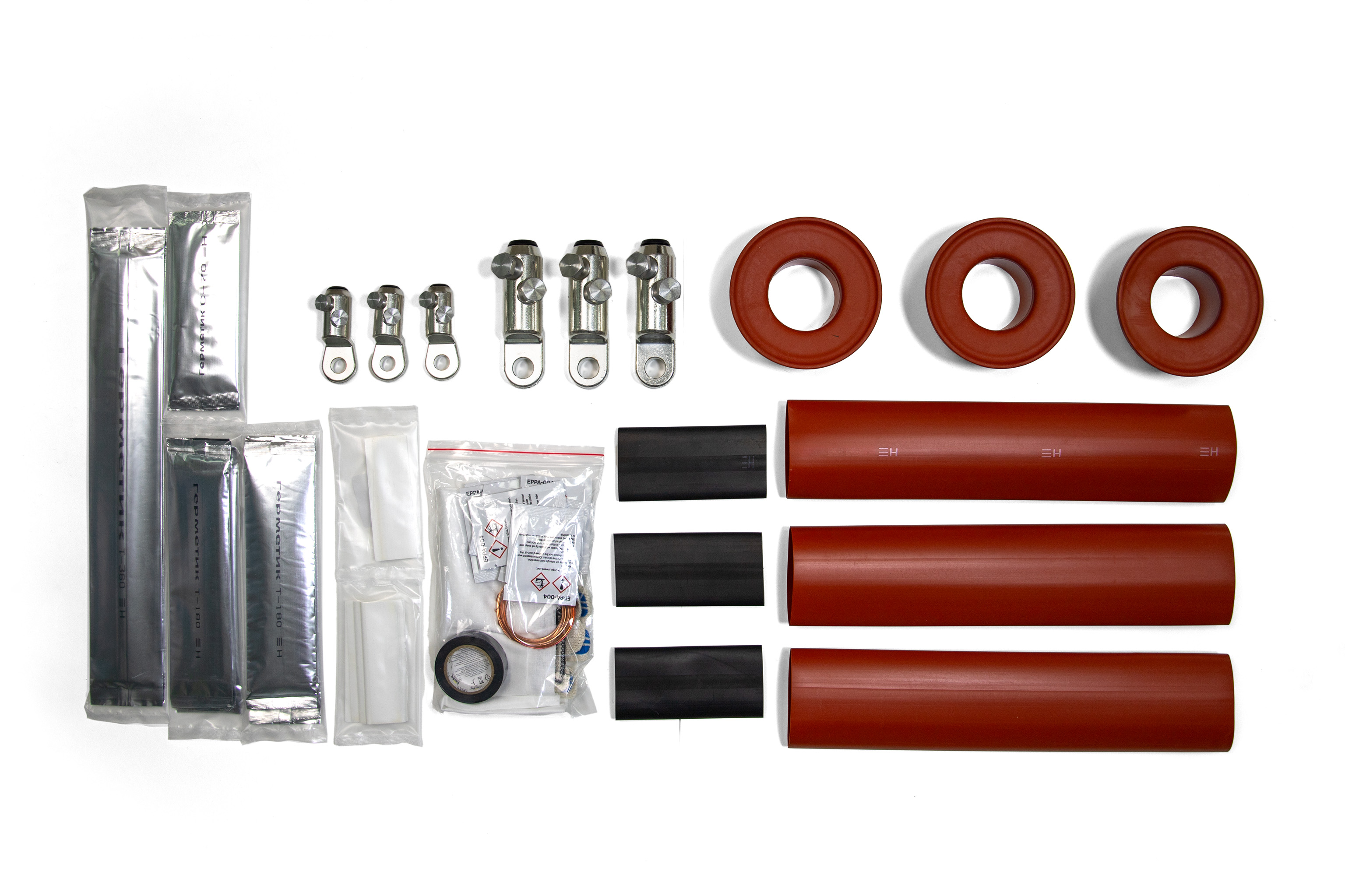 Муфта концевая HT2-12/1x300-400L16 (1ПКНт-10-300-400) к-т на 3 фазы ≡Н