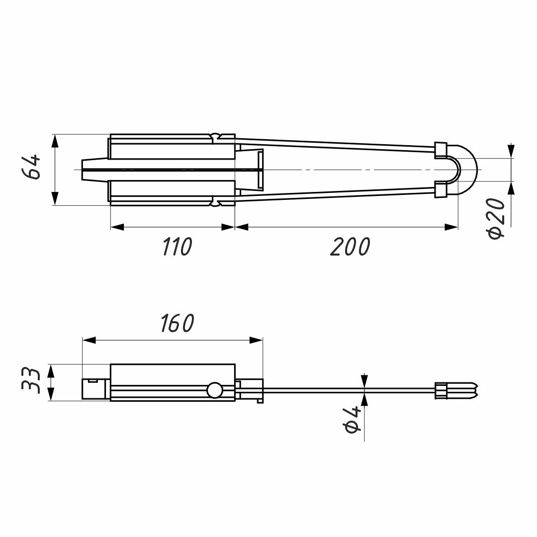 Зажим анкерный (PA 1500)