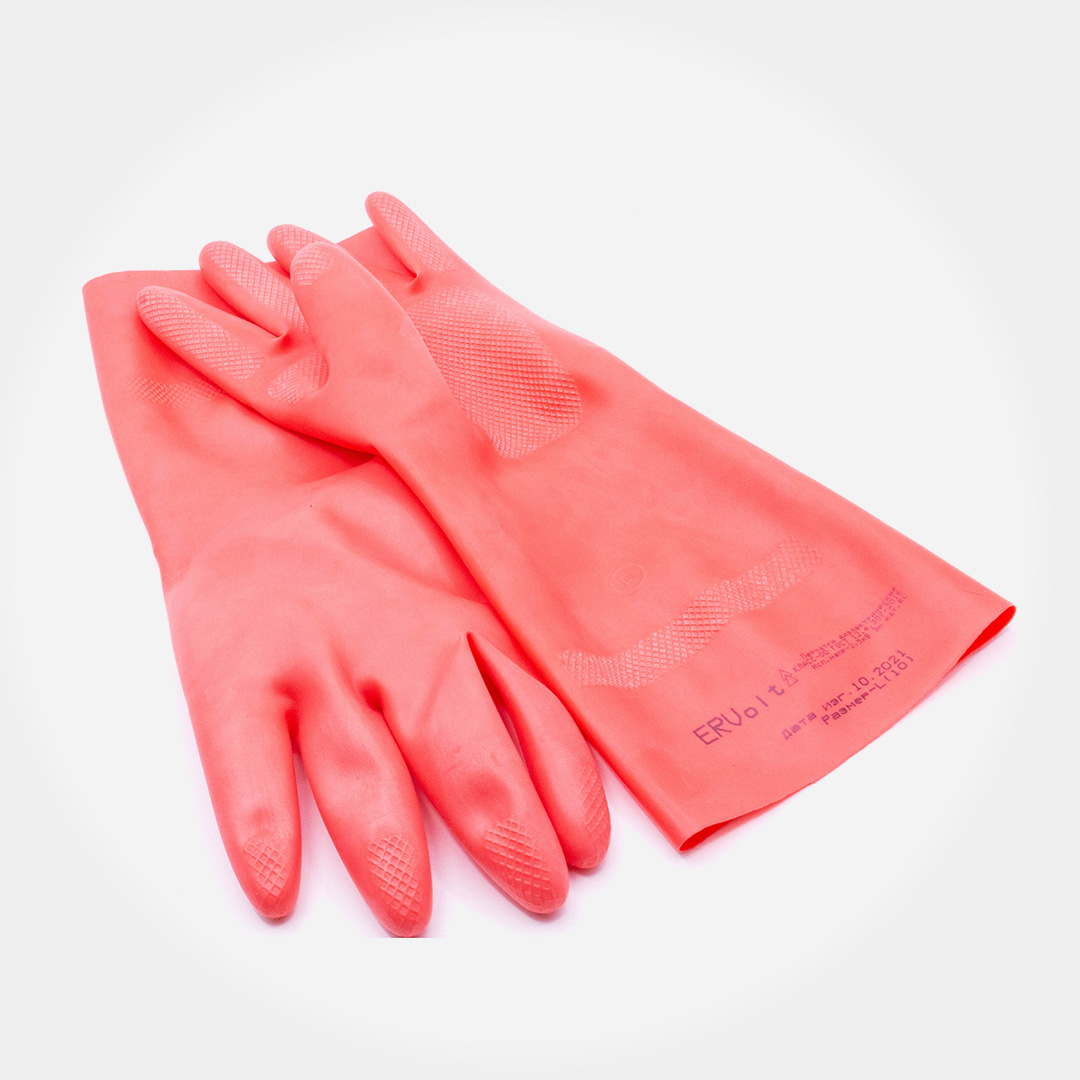 Перчатки диэлектрические класс 00