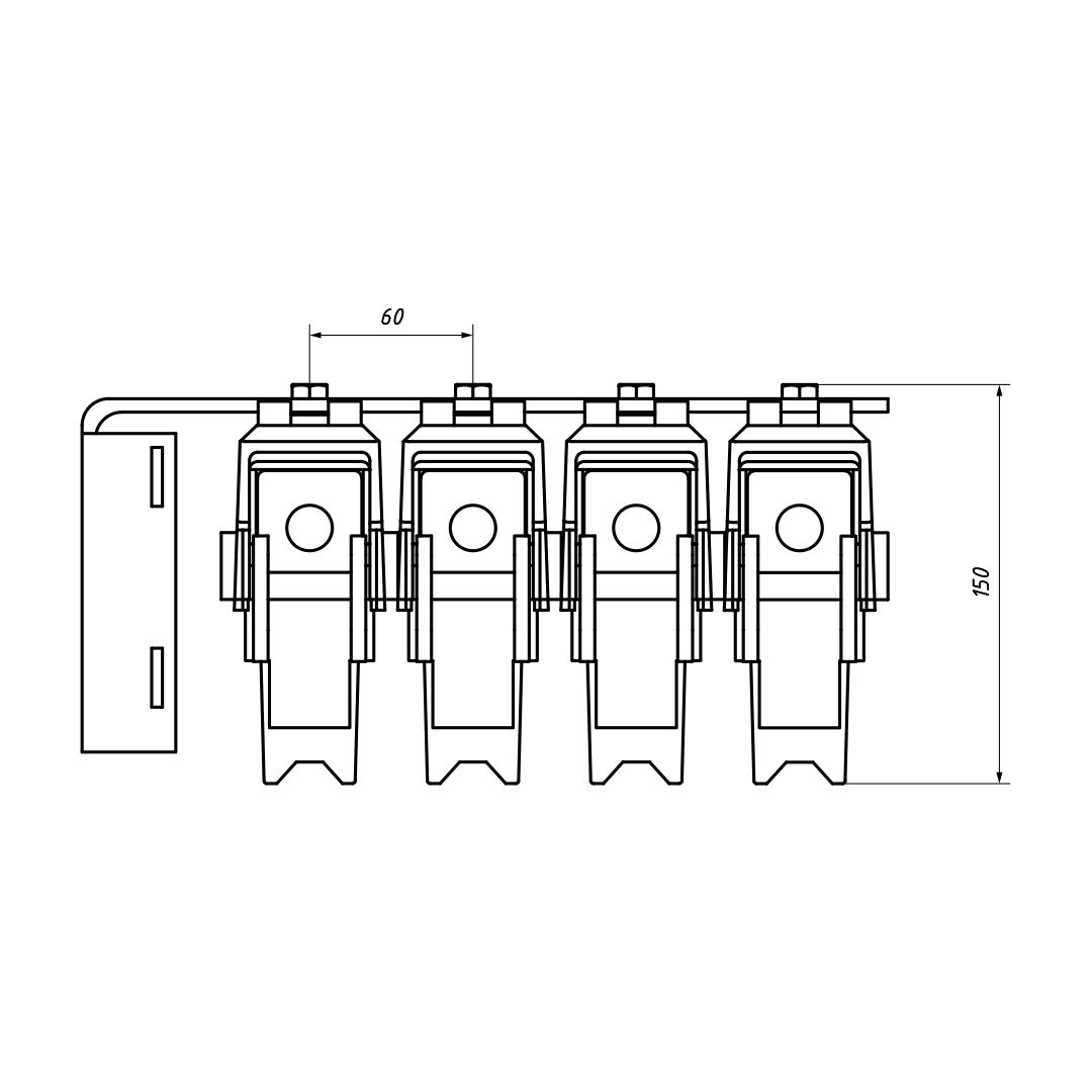 Рубильник мачтовый РНИ-4П