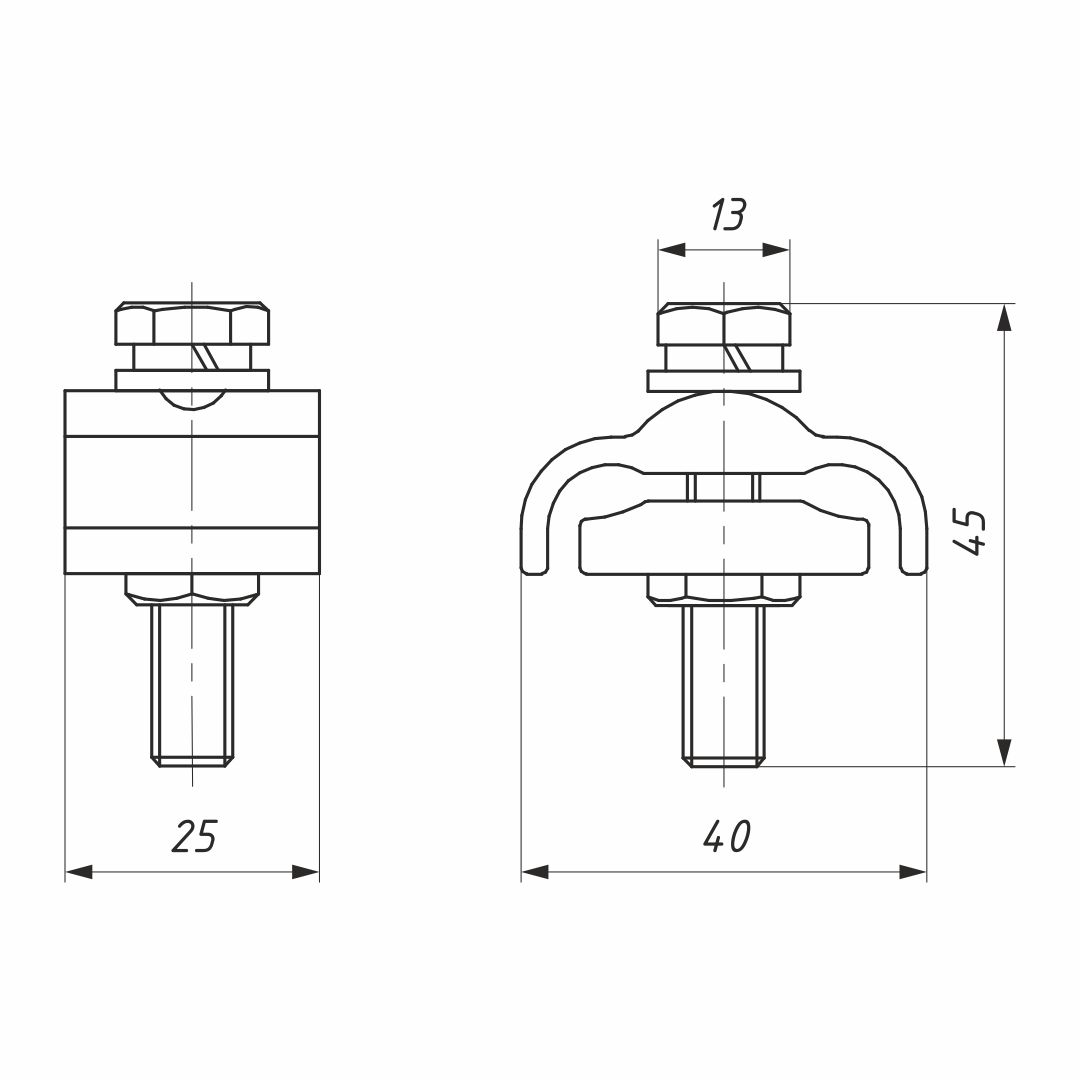 Зажим плашечный (CD 35)